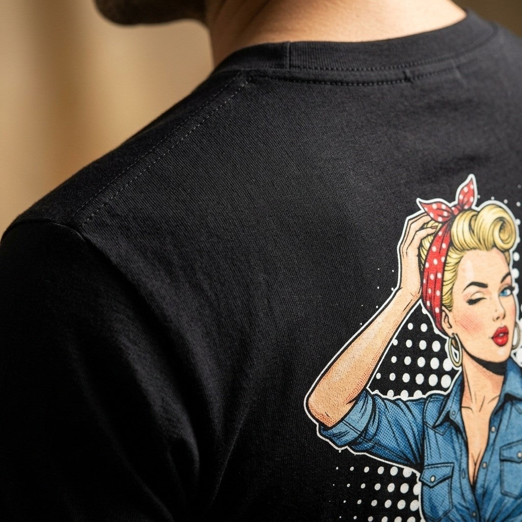 Retro Pin-Up Graphic Tee