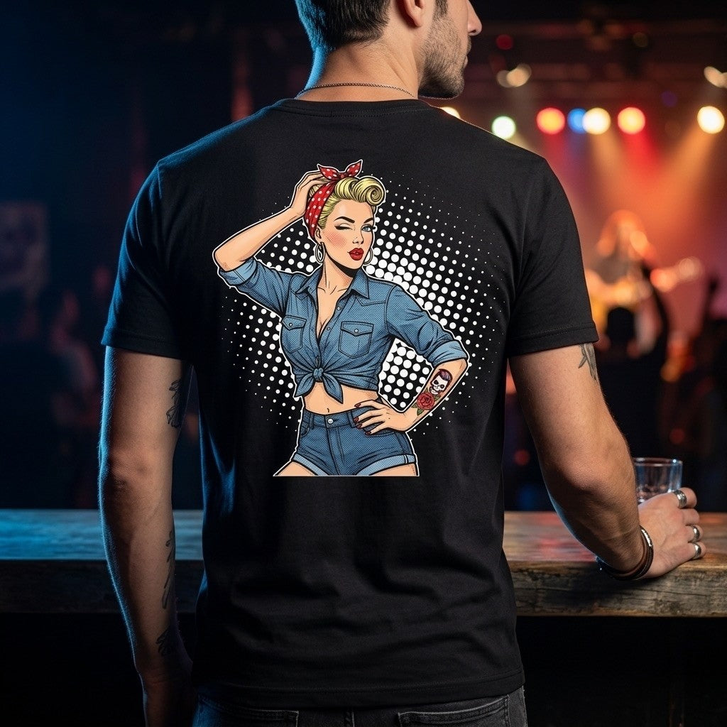 Retro Pin-Up Graphic Tee
