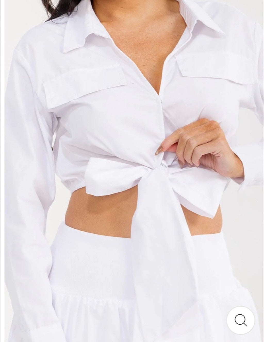 WOMEN'S LONG SLEEVE TOP & ELASTIC WAIST minEk order with Shop SKIRT SOLID 2PC. S